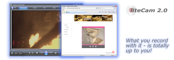 liteCam-record streaming movies on Windows Vista