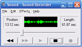 Windows Sound Recorder2